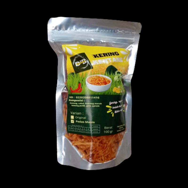 

keringkentang/kentangmustofapedasmanis100gr
