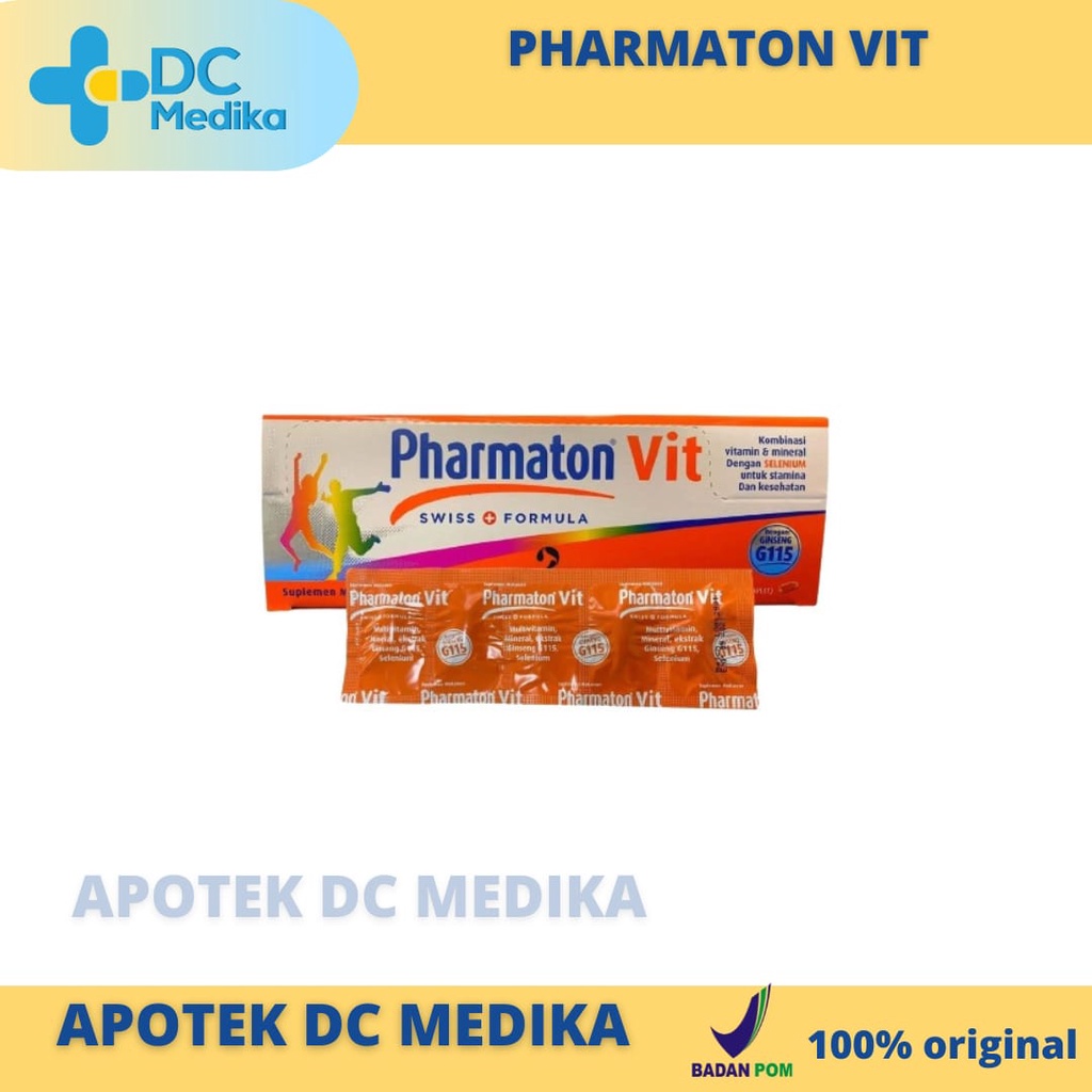 Pharmaton formula / Vitamin pharmaton / Vitamin daya tahan tubuh / Vitamin dewasa / Vitamin anak