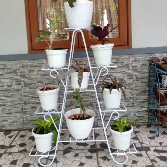 Rak Pot Bunga Minimalis Besi