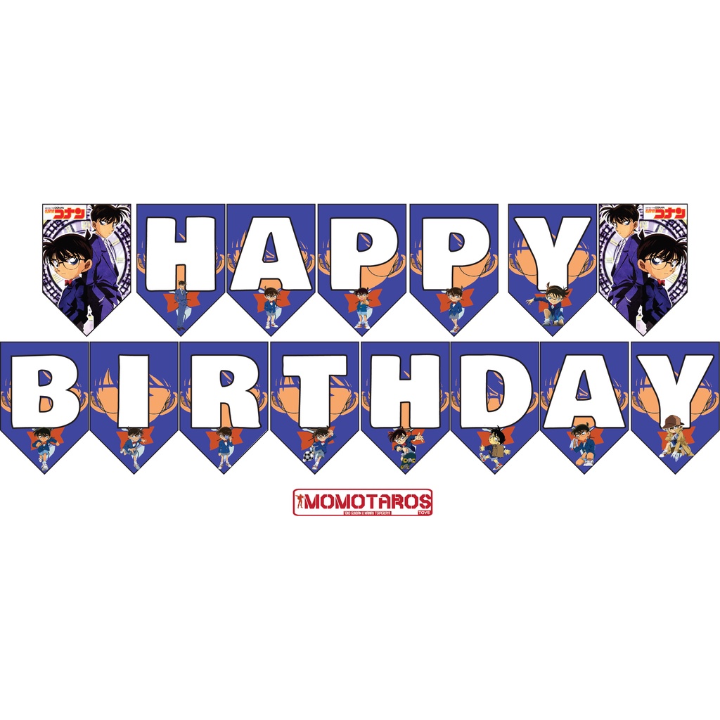Banner HBD Detective Conan set
