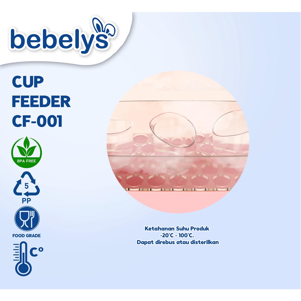 BELLASHOP / BEBELYS BABY CUP FEEDER CANGKIR SUSU BAYI