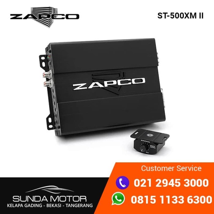 Terlaris Zapco St 500Xm Ii - Power Monoblock D Class Design