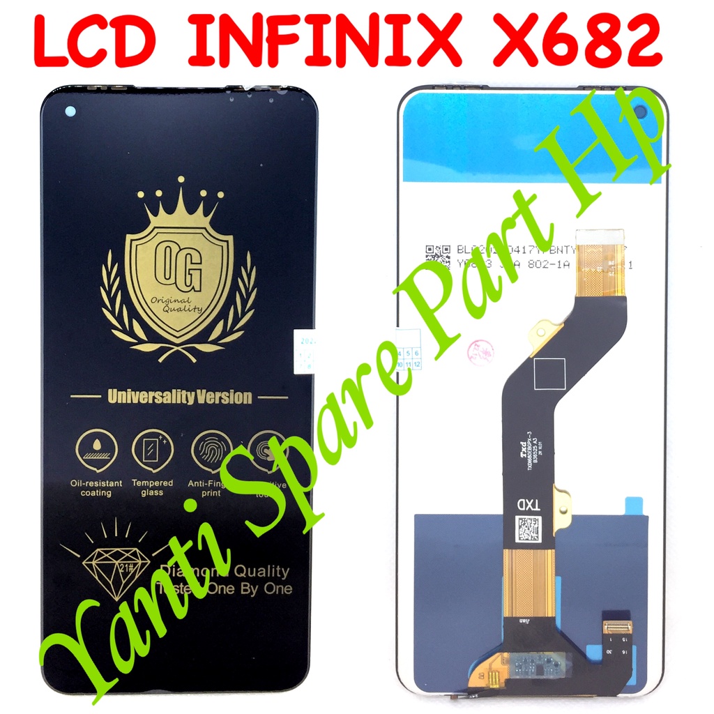 Lcd Touchscreen Infinix Hot 10 X682 Fullset New