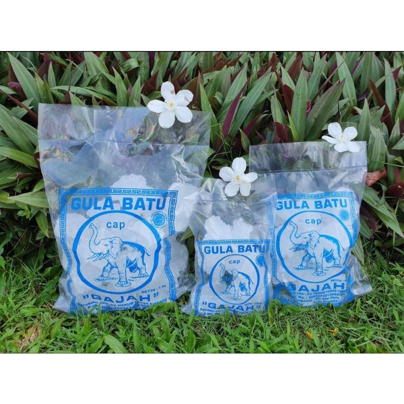 

Gula Batu Kristal Cap Gajah Halal Kemasan 250Gr