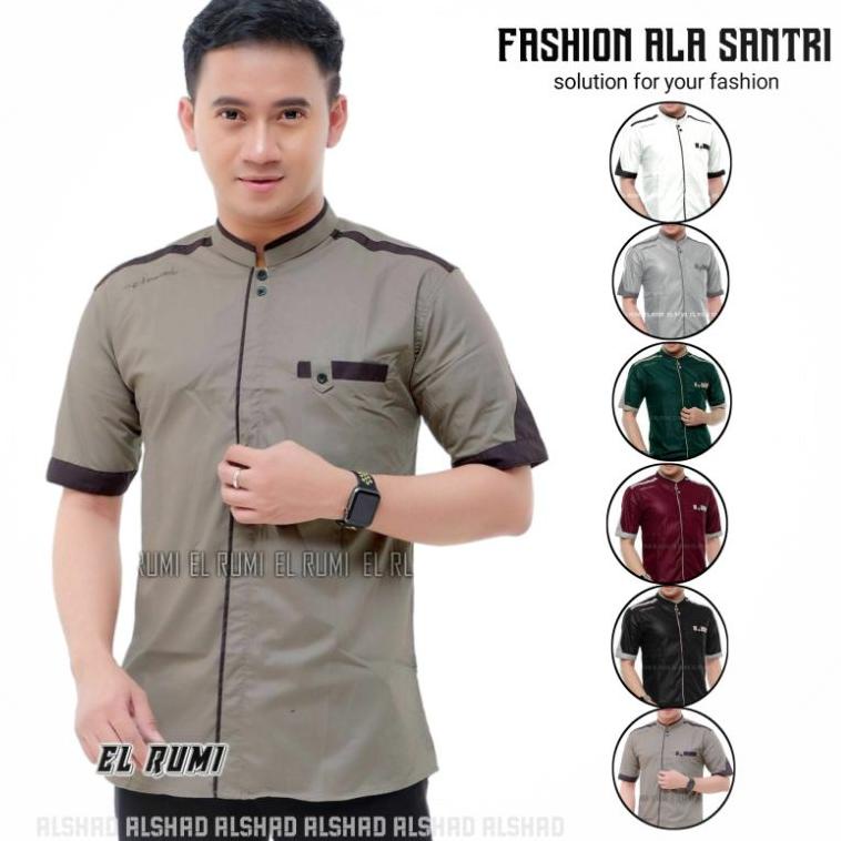 VIRAL Kemko Yusinsun Pendek Cassual - Baju Koko Exlusive - Koko Pendek - Baju Koko Elrumi - Baju Pen