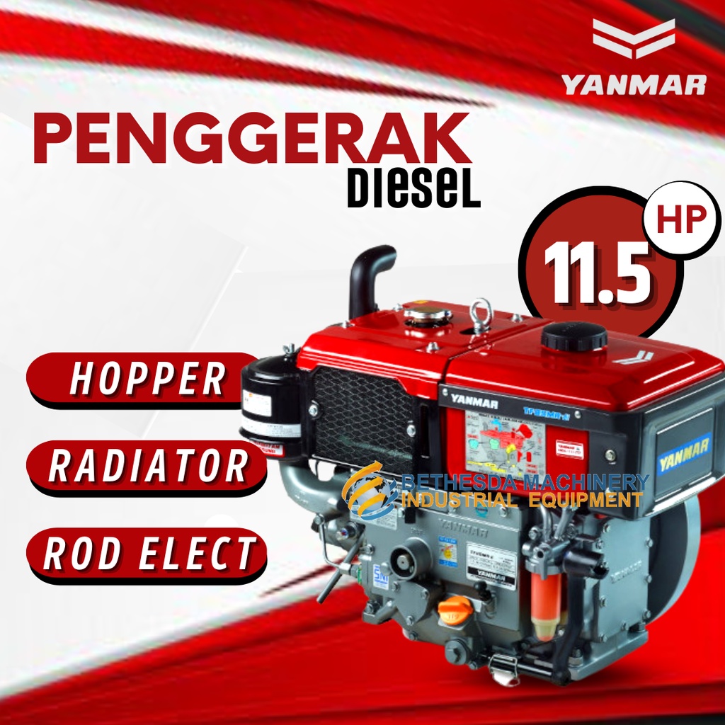 Mesin YANMAR 11.5 Pk Engine Penggerak / Diesel Electric Yanmar TF 115 MRE