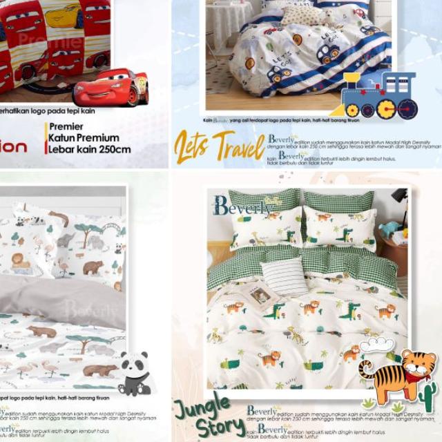 ❅ Sprei Set ANTI GESER Katun Lokal PREMIUM ➩