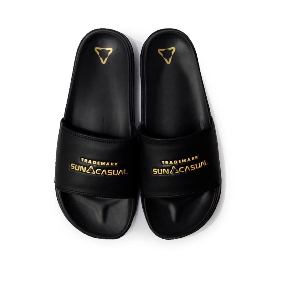 LANGSUNG ATC Sun Casual - Proto Black / Gold | Slippers Slide | Sandal Pria