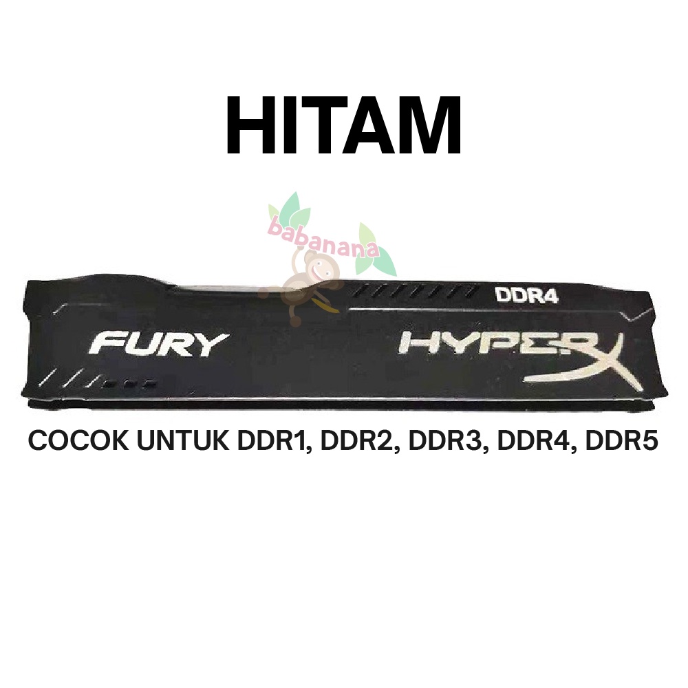 Heatsink Heatspreader RAM DDR2 DDR3 DDR4 DDR5 Kingston Fury HyperX