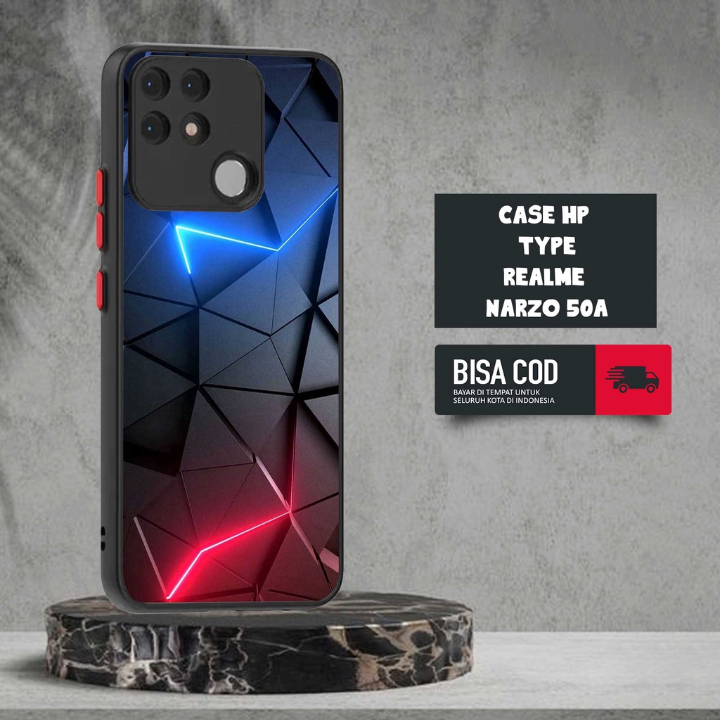 CASE REALME NARZO 50A MOTIF [ABSTRAK] TERLARIS CASING REALME NARZO 50A BARU SOFTCASE DOVE MATTE FUZE