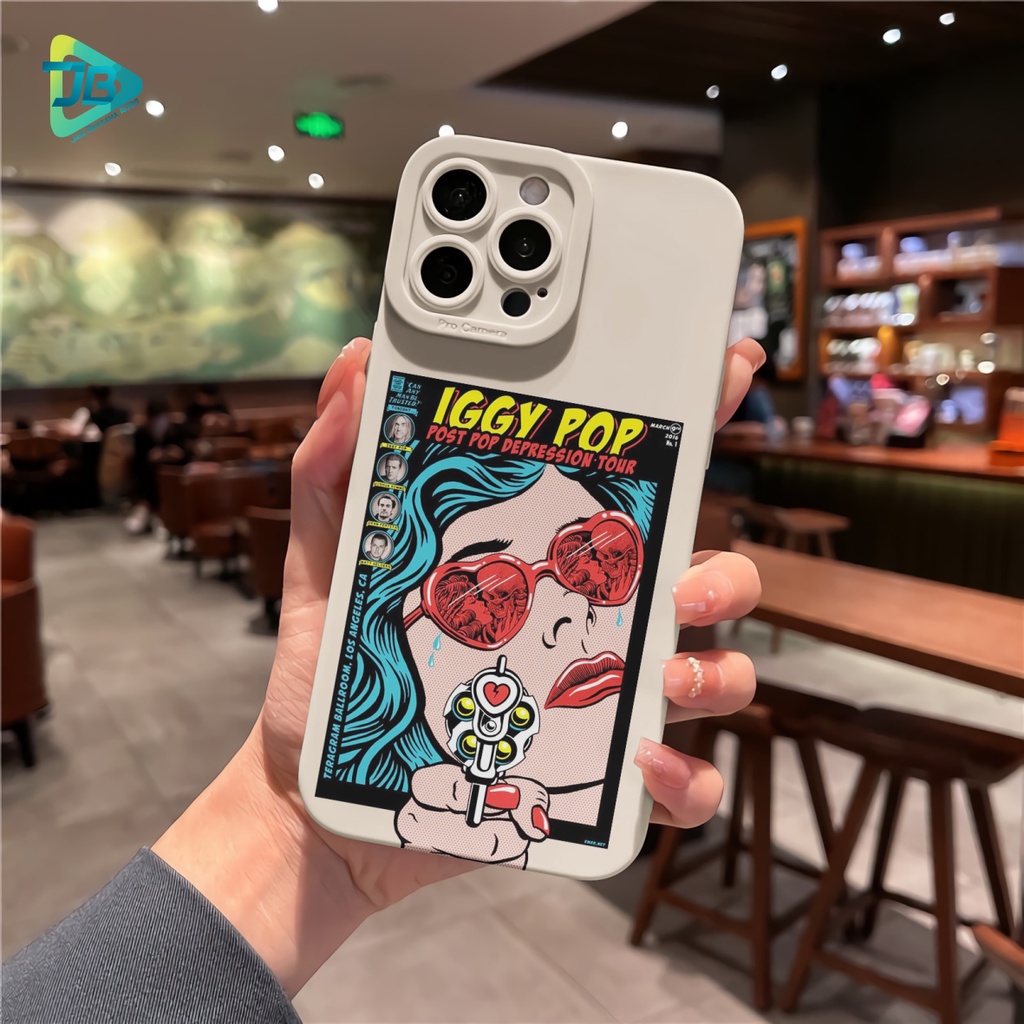 CUSTOM CASE SOFTCASE SILIKON PROCAMERA IGGY POP CUSTOM OPPO A3S A1K A5S A7 A37 NEO 9 A15 A15S A16 F1S A59 A96 A52 A92 A31 A8 A33 A53 A9 A5 2020 JB7412