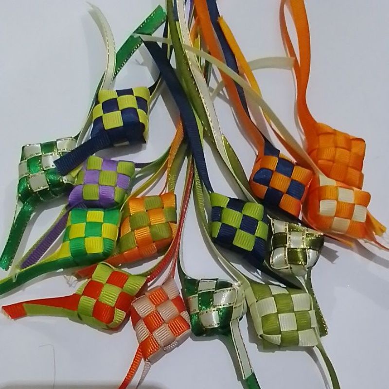 @10pcs Ketupat Pita Hias Idul Fitri | Ketupat Hampers | Ketupat Pita Mini