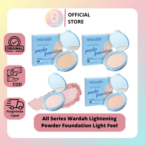 Qeila - All Series Wardah Lightening Powder Foundation Light Feel | Ready BPOM