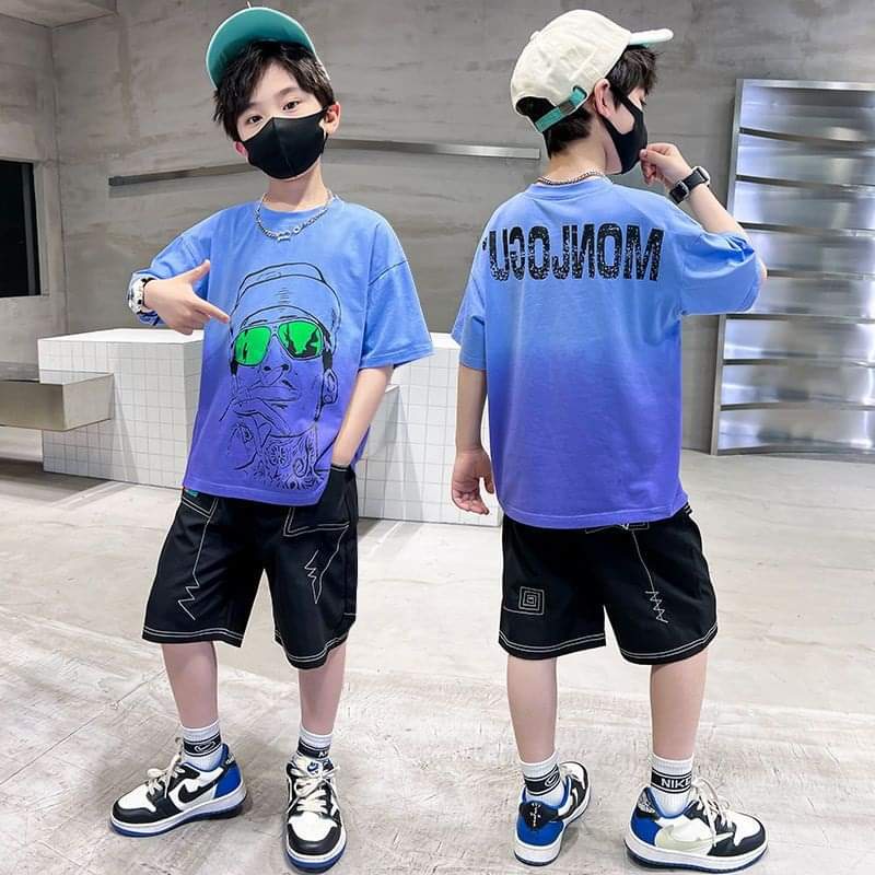 Setelan Anak Laki Laki Casual The Cool Boys Gradation