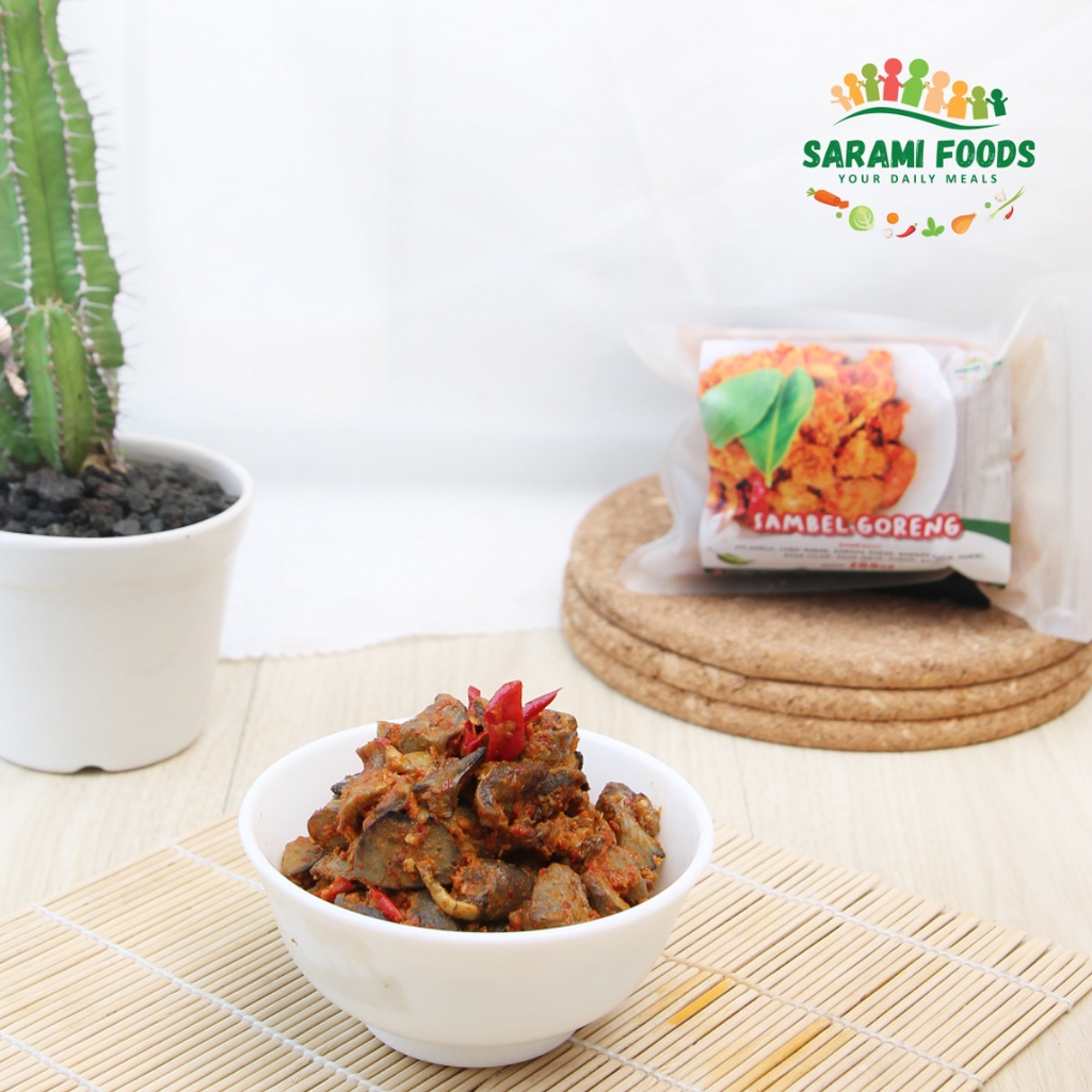

SAMBEL GORENG ATI AMPLA ENAK PEDAS SIAP SAJI SARAMI FOODS