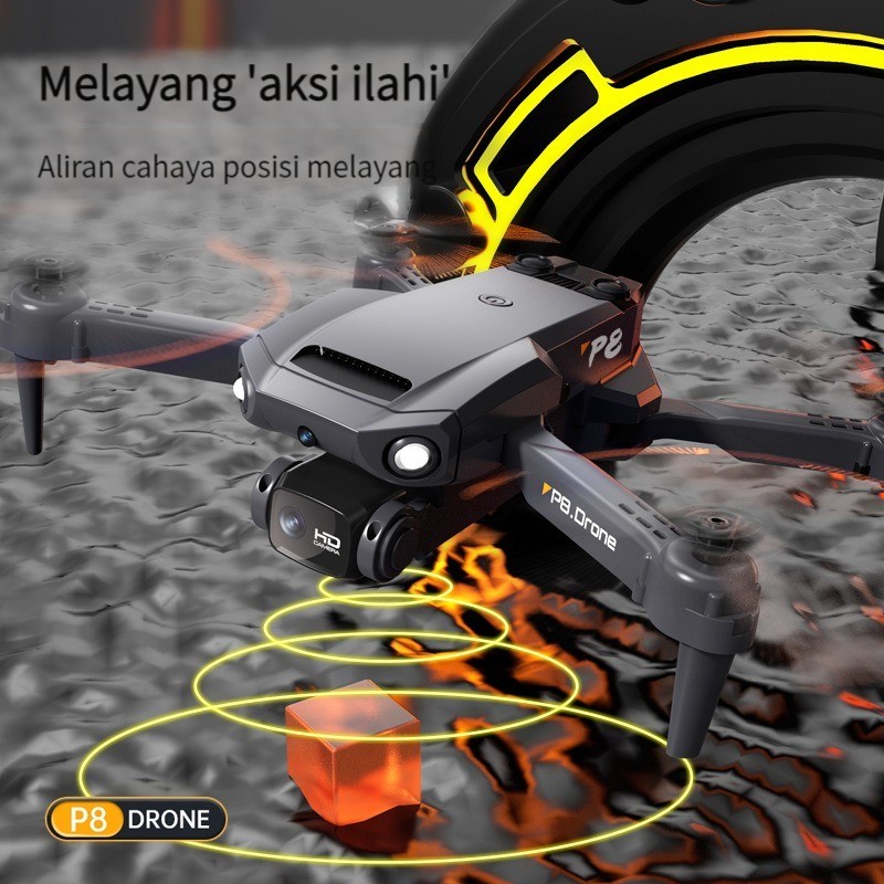 Mini-lipat pesawat fotografi udara dengan definisi tinggi, 4 saluran pesawat UAV remote control terlaris Drone Dilengkapi dengan WIFI FPV, Wide Angle HD 4K 1080P Kamera Tinggi Menjaga Quadcopters RC Lipat Drone Hadiah Mainan/P8 /E68