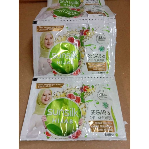 SUNSILK SHAMPOO Hijab Segar Dan Anti Ketombe Sachet Renceng