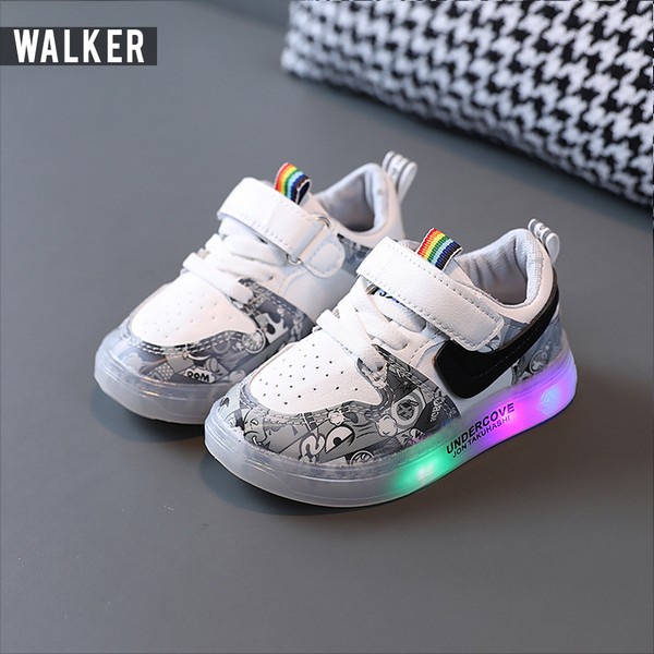 Sepatu Anak Laki Laki Perempuan LED Light - Sepatu Sneaker Anak Lampu LED M289