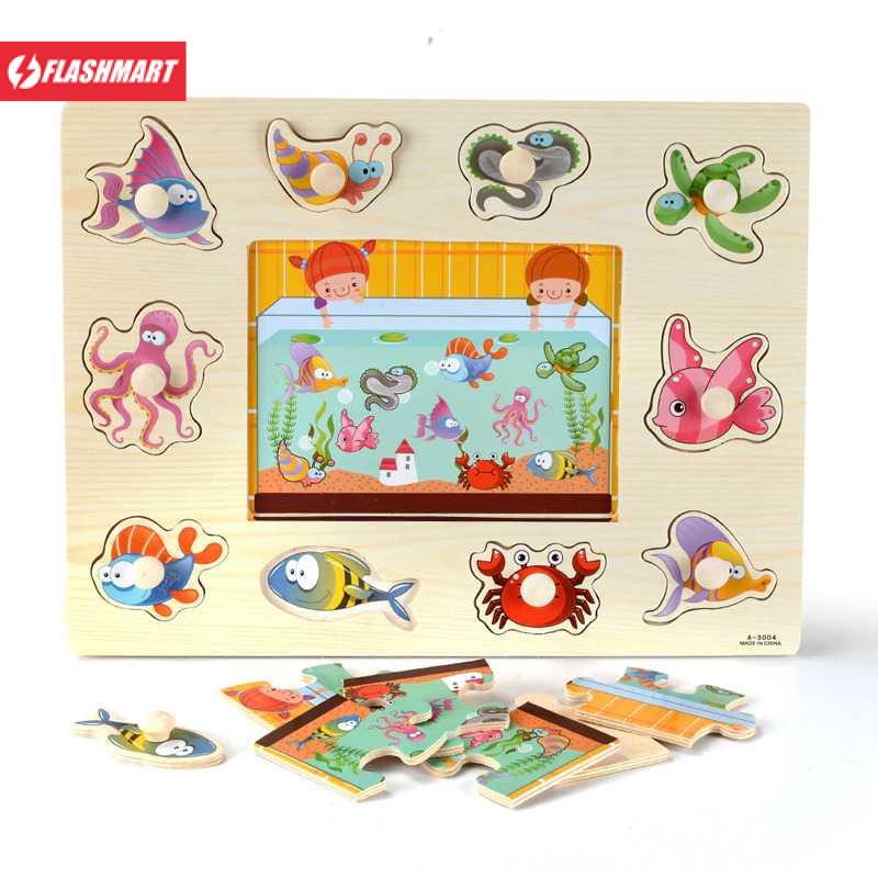 Flashmart Mainan Anak Hand Grab Puzzle Board Children Toy - 3012