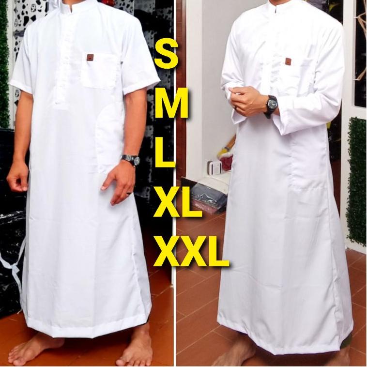 SPECIAL PRICE Gamis pria gamis putih polos gamis hitam polos