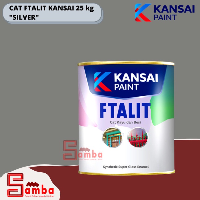 

Produk Unggulan] CAT FTALIT SILVER 115-998 KANSAI 25 kg