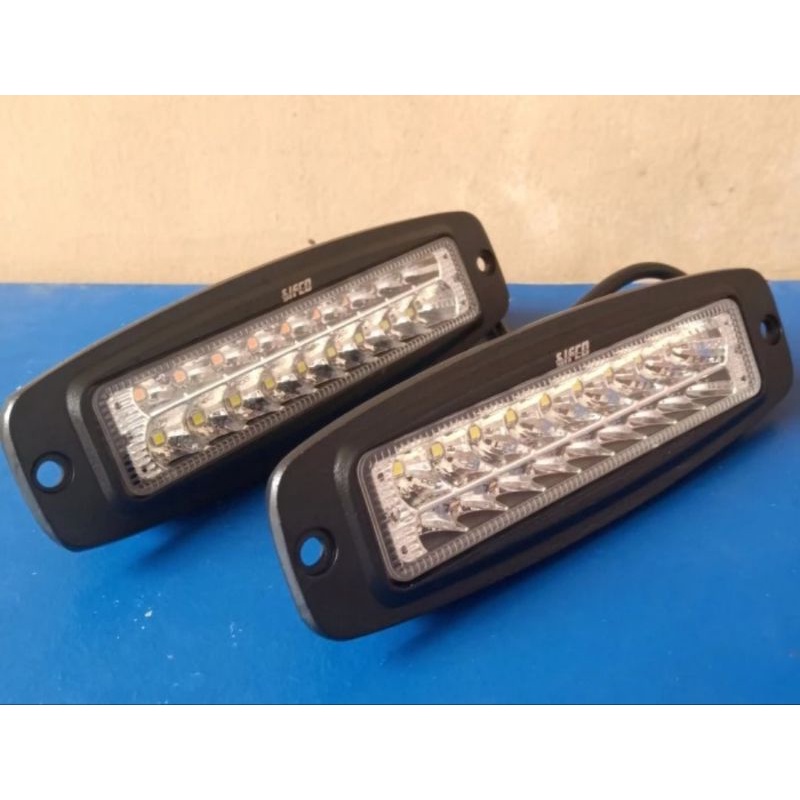 LAMPU SOROT  MERK SIFCO 18 LED 2 WARNA ( PUTIH &amp; KUNING)