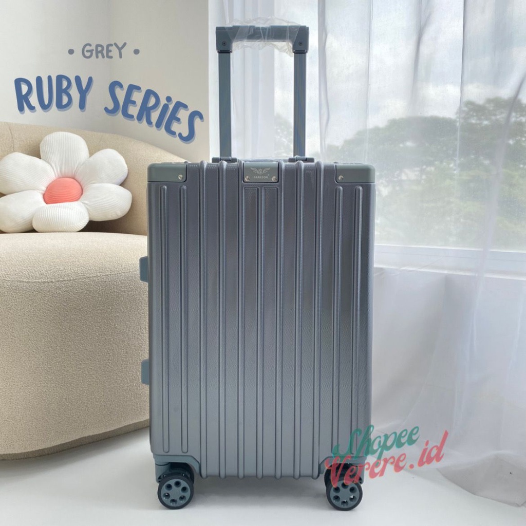 Koper Parkson RUBY Series 20 Inch Size Cabin dan 24 Inch Size Bagasi Koper Cabin TSA Lock Frame Aluminium SuitCase Koper Anti Pecah