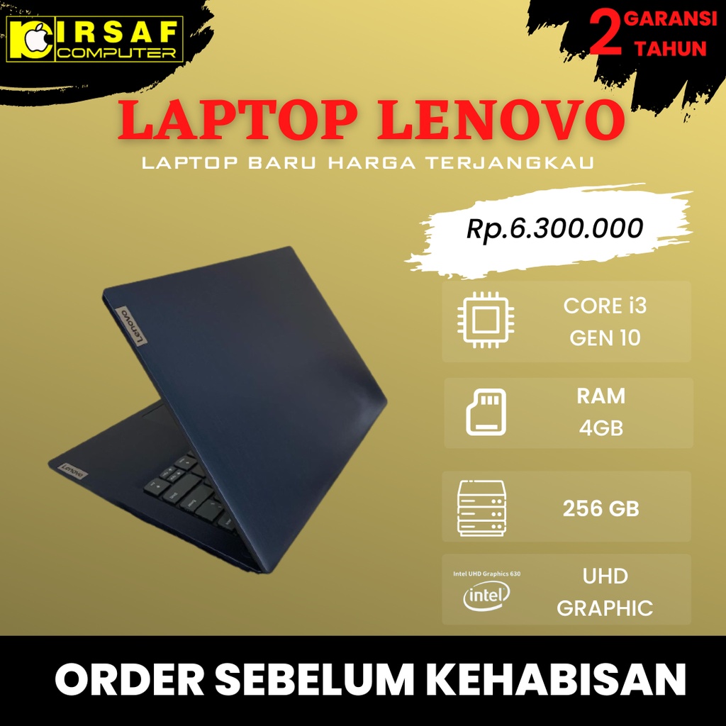 Lenovo Ideapad Slim 3-14IML05-PAID I3 10110 4GB 256GB SSD WIN11+OHS 14"