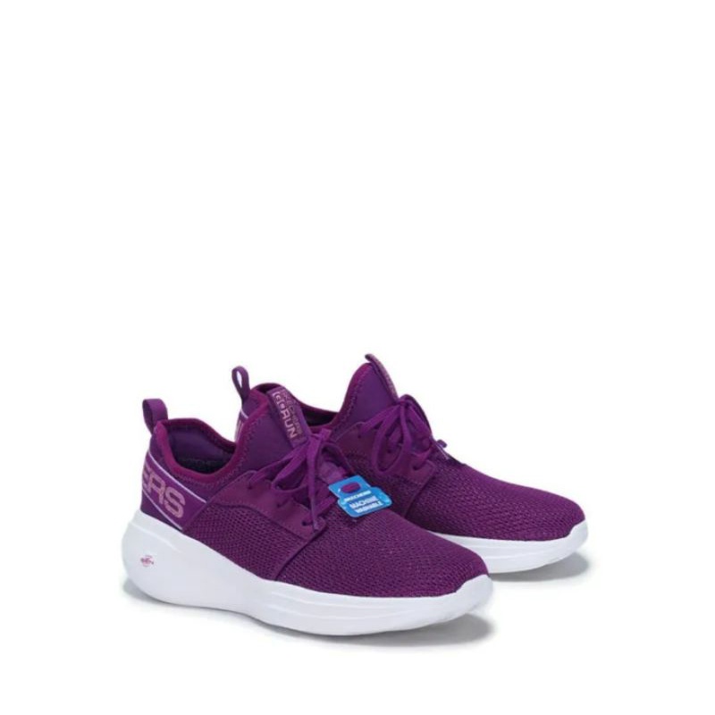 SEPATU RUNNING ESKECHERS GO RUN FAST WOMEN'S RUNNING SHOES - PLUM