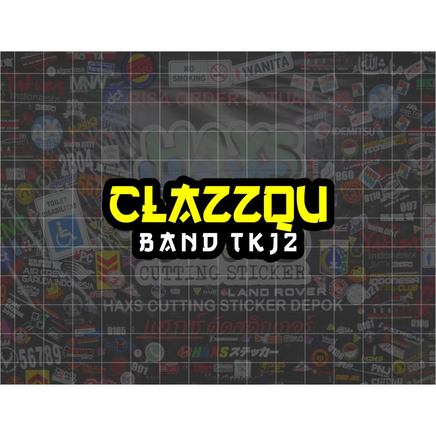 Cutting Sticker Clazzqu Ukuran 8 Cm Untuk Motor Mobil