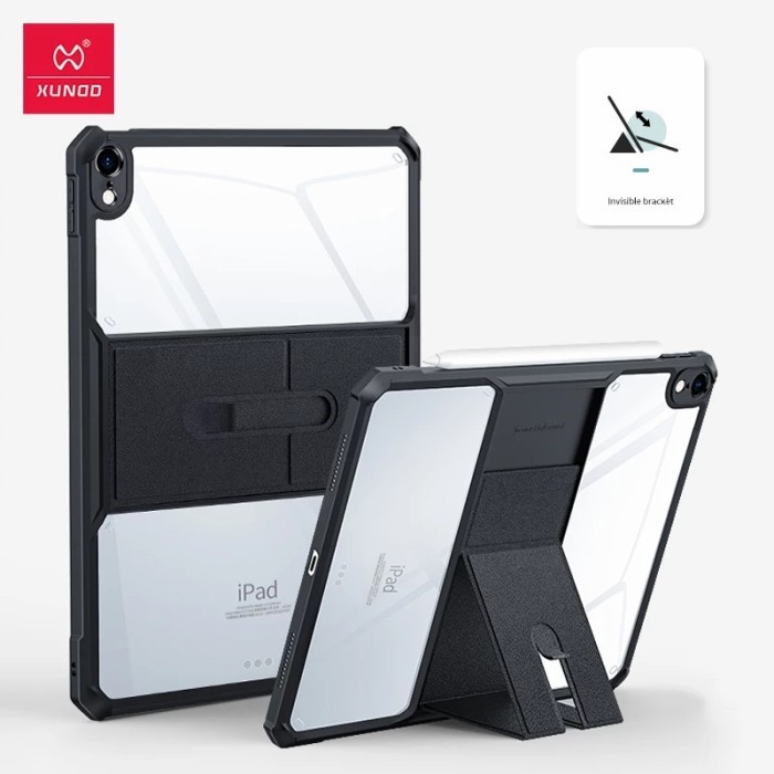 XUNDD case iPad 10 10.9'' 2022 Standing Back Cover Transparan Camera Protection