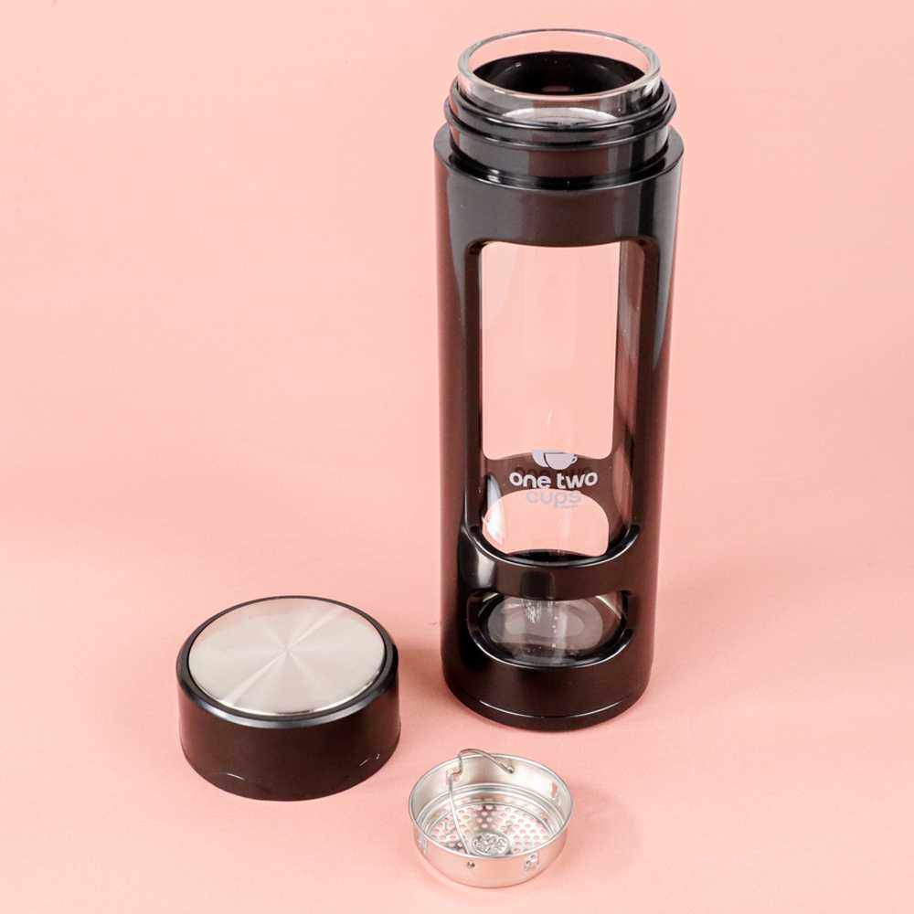 (BISA COD) FTIHSHP  Botol Minum Portable Tumbler Tea Infuser Cups 400ml - VN100