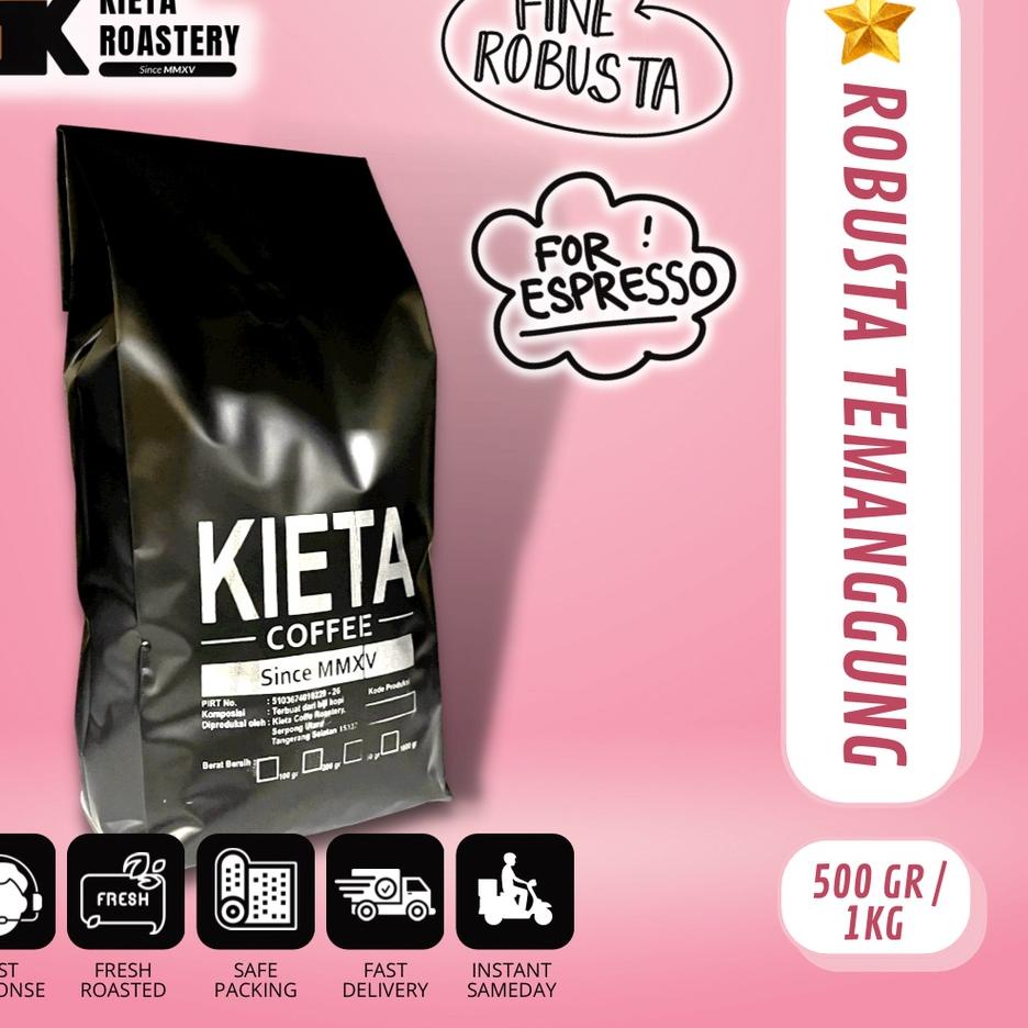 

◊ Biji Kopi Espresso Robusta Temanggung untuk Kopi Susu 1kg ✴