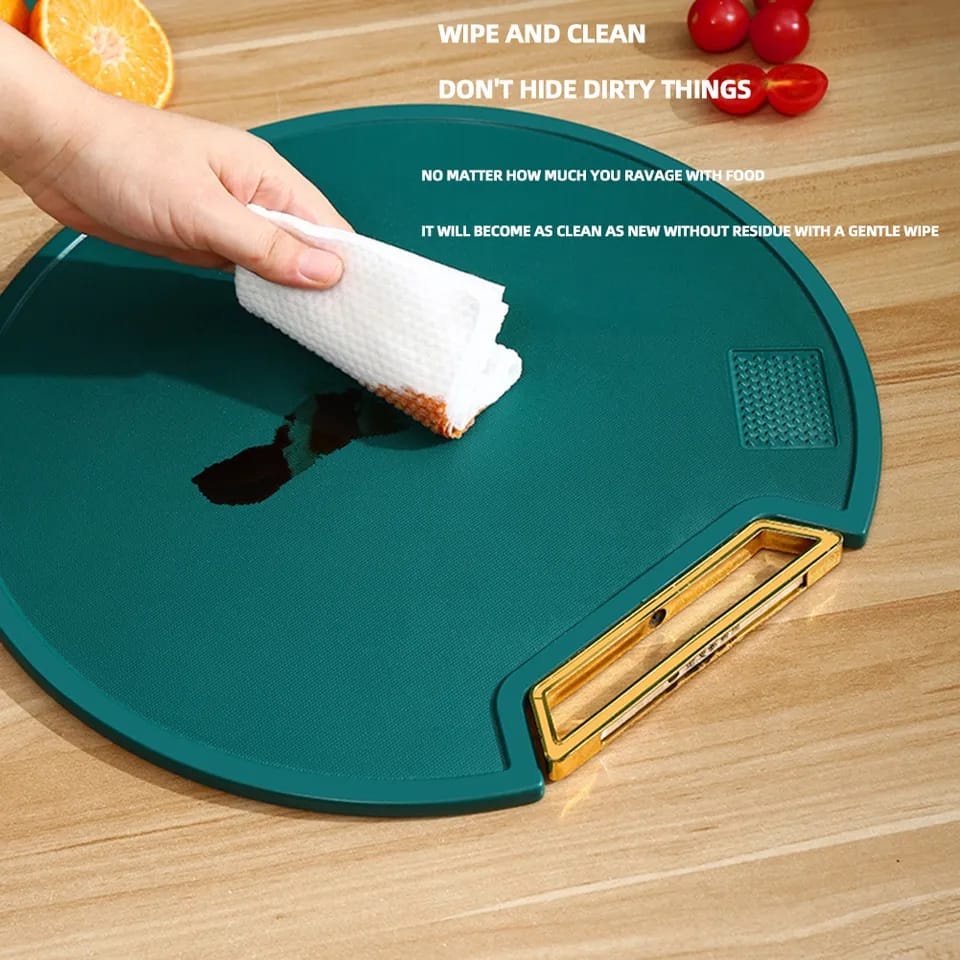 Talenan Bulat Anti Jamur Talenan Peganggan Putar Telanan Anti Slip