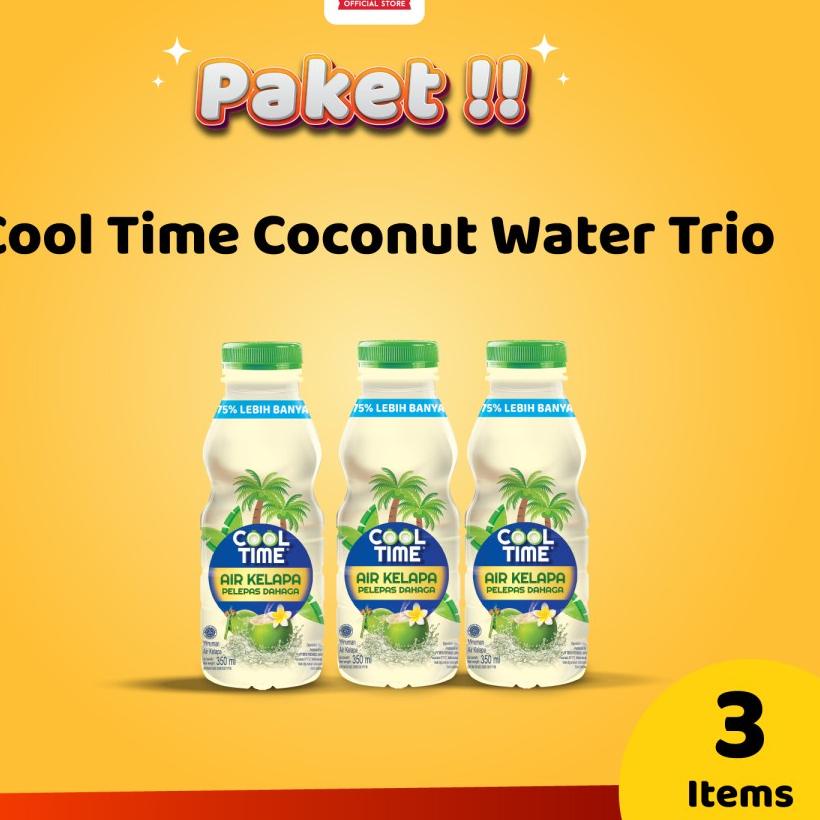 

Harga PromoTt0T4 Cool Time Coconut Water Trio - 350 ml