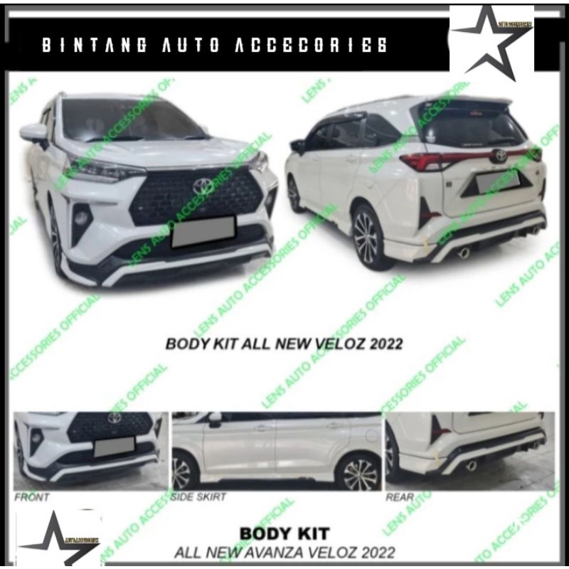 BODYKIT VELOZ 2022-BODYKIT ALL NEW VELOZ 2022