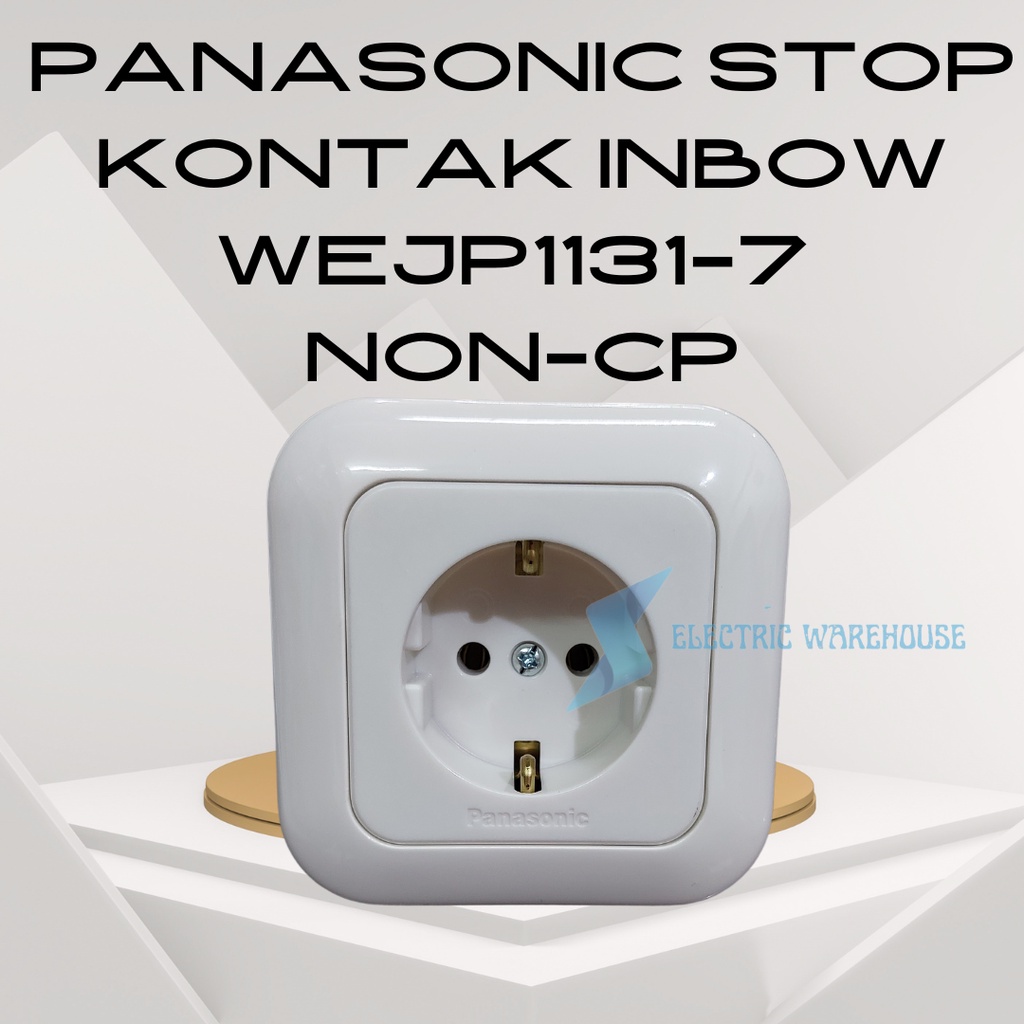 PANASONIC STOP KONTAK WEJP1131-7 / WEJP 1131 WIDE SERIES INBOW NON CP
