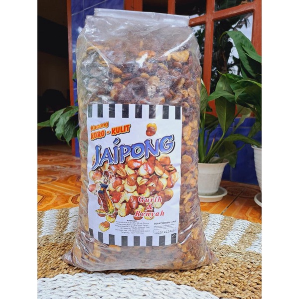 

KACANG KORO KULIT ASIN RENYAH 1 KG