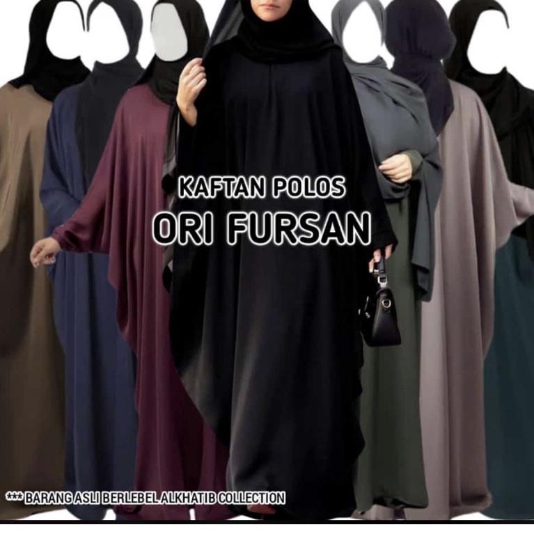 BIG SALE ALKHATIB KAFTAN DEWASA DAN ANAK ORI SAUDI POLOS bahan FURSAN SERI WARNA ALL SIZE/