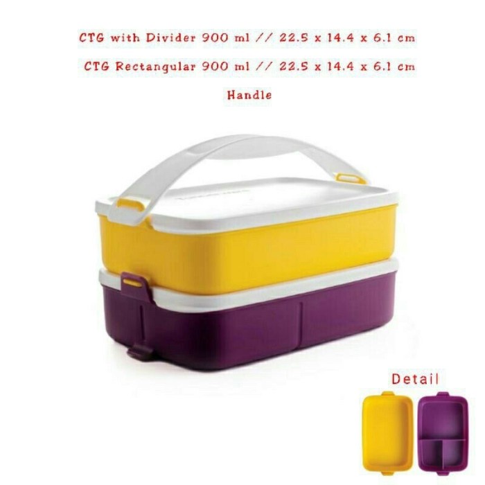 Rantang Tupperware Rantang Susun / Tempat Makan Small Click To Go