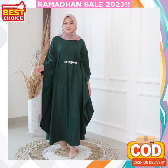 Anggi Kaftan / Kaftan Mewah Elegan 2022 / Kaftan Bahan Katun Rayon / Kaftan Wanita Kondangan / Kafta