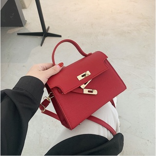 Mini Minimalist Flap Square Bag Turn Lock Square Bag Crossbody Bag Handbag 10020