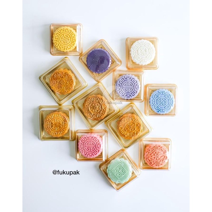 

Gold Tray Mooncake (50 Pcs), Kotak Tutup Mika Tempat Wadah Kue Bulan 059