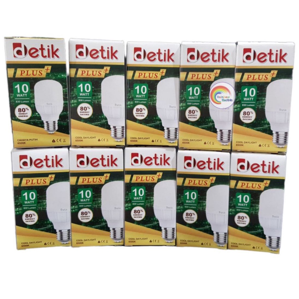 Paket 10 Pcs DETIK Plus Lampu LED Capsule 10 Watt