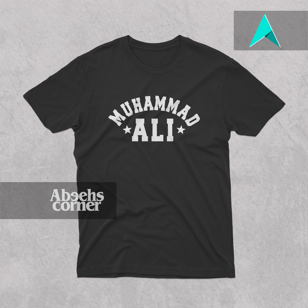 Kaos Muhammad Ali - Kaos Boxing Muhammad Ali - Cotton Combed- Kaos Santai Harian