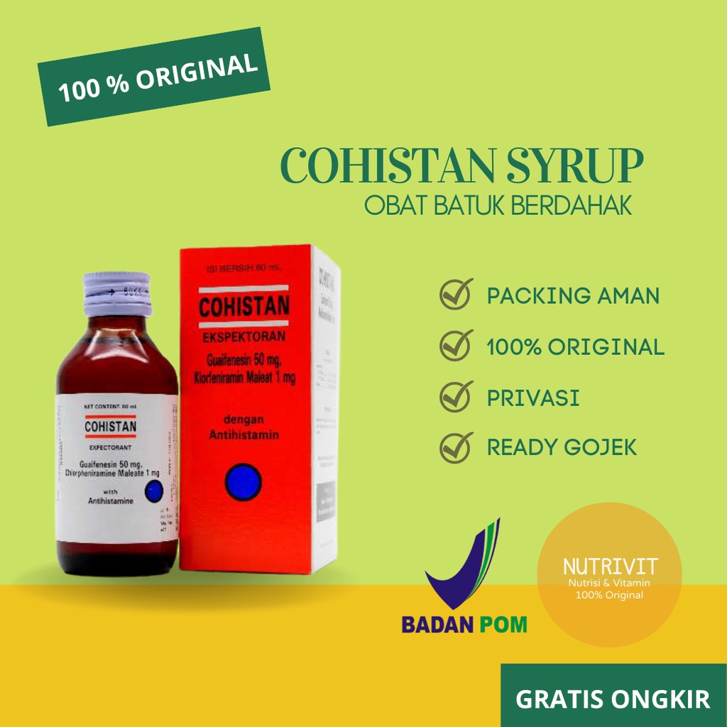 COHISTAN SYRUP 60/100ML