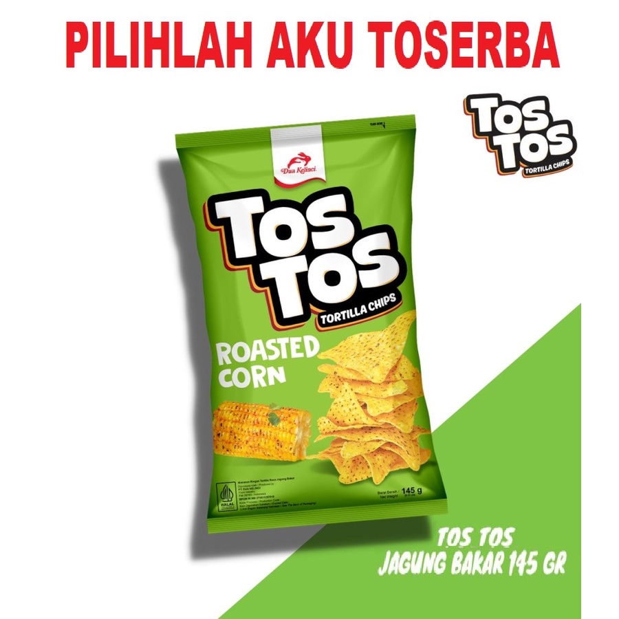 TOSTOS Tortilla Chip MIX 145 gr - ( HARGA PAKET ISI 3 PCS MIX )