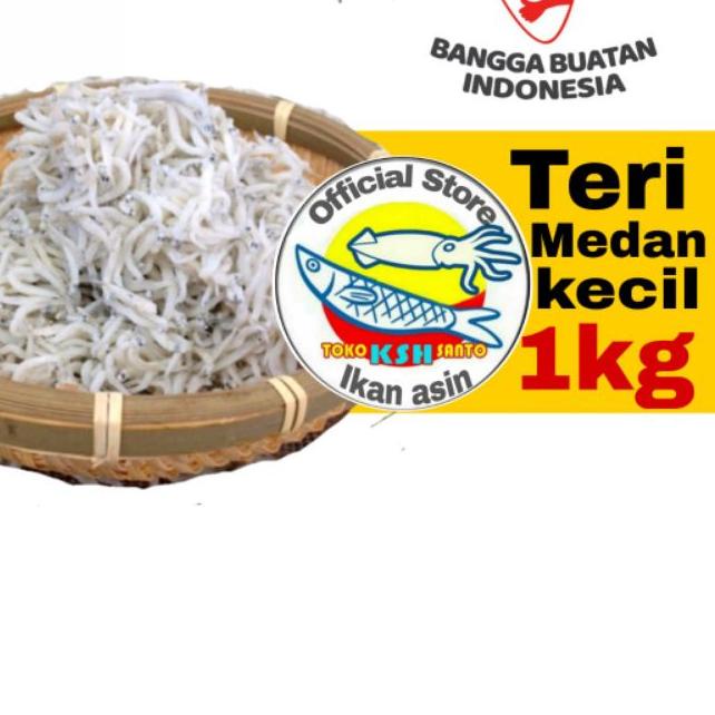 

➽ Ikan asin teri nasi medan size,kecil-1kg ❆