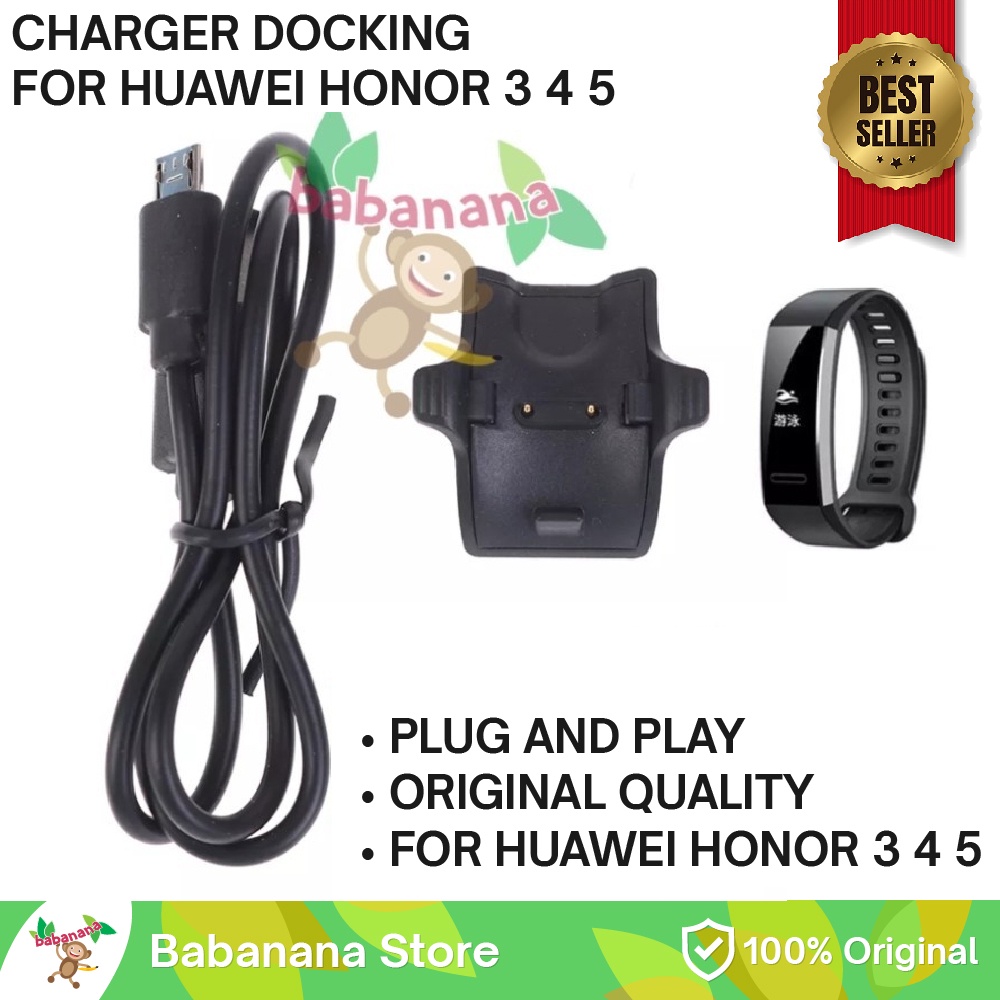Kabel Docking Charger USB Jam Dock Huawei Honor Band 5 4 3 Smart Watch Smartwatch
