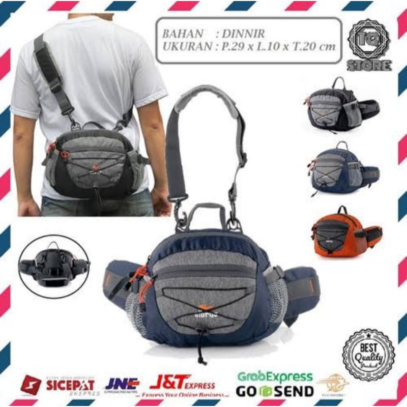 Tas Selempang Elbrus 2 mode # Tas Slingbag